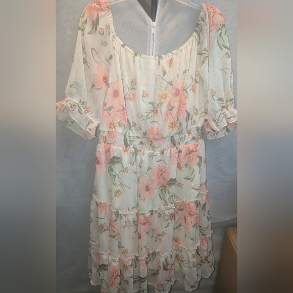 Floral Print Midi Dress - Picture 3 of 3